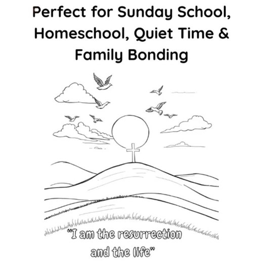 Christian Easter Coloring Pages for Kids | Bible Verse Printables & Faith‑Building Activities #love