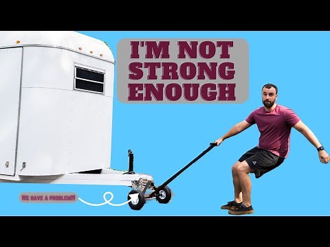 I BUILT A TRAILER VALET FROM AN OLD SNOWBLOWER (diy)