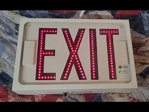 Exitronix 602U Exit Sign