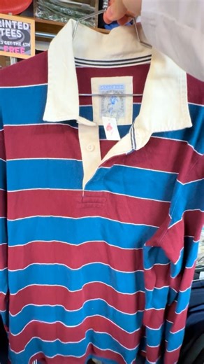 Trying to thrift a trend: rugby shirts