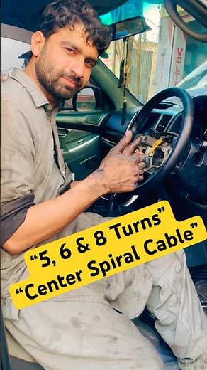 How to Fit a Horn Spiral Cable | 5, 6 & 8 Turn Clock Spring Center Setup Toyota honda BMW Audi vigo