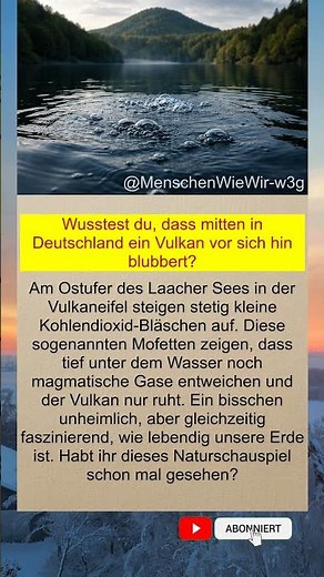 Blubbernder Vulkan in Deutschland! 🌋