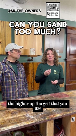 Can you sand too much?