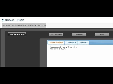 Hardware Lab Simulation 5-1: Inside the Hard Drive