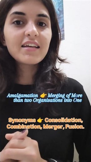 Day9. Amalgamation 👉 Combination. Two banks. One identity.That’s Amalgamation.#rbi