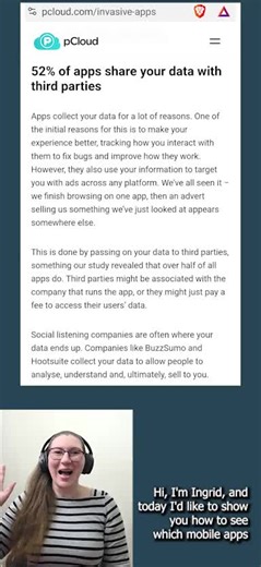 Find Apps collecting your location tracking and take control over what is using and sharing your location data. credit to pcloud for their research on which apps are selling data to third parties. #privacy #safetyfirst #findout #safety #safetytips