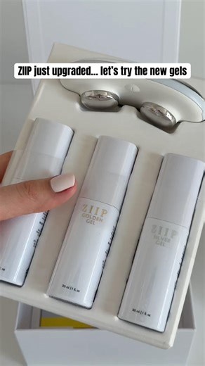 ZIIP HALO 2.0 ✨ New Conductive Gels Texture Test +10% OFF Discount Code #shorts #skincaredevice