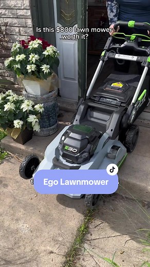 For $800 it better walk itself. Little did I know, it does. This is the EGO POWER Select Cut 56-volt 21-in Cordless Self-propelled 7.5 Ah -Battery and Charger Included. #EgoLawnmower #EgoTools #EgoPower #EgoPowerTools #Landmower #ElectricLawnmower
