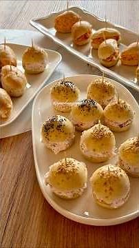 Petits pains burger et navette pour l’apéritif