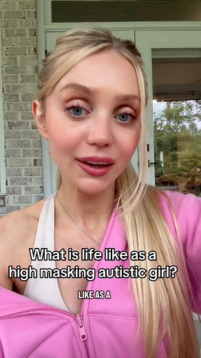 High masking autistic girl life #autisticgirl #highmasking | Neurodivergent Sav