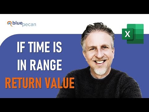 If Time is Within Range | If Time is Greater Than or Less Than, Return Value | Lookup Time in Range