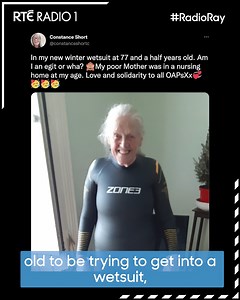 Be more like Constance. 💁🏼‍♀️⭐️ One minute of invaluable life tips from 77 year-old Louth lady Constance Short 👏🏼 #RadioRay | RTÉ Radio 1