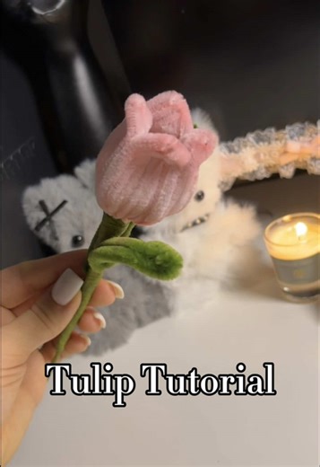 #pipecleaner #diy #tutorial #tulips #foryou | pipes cleaner