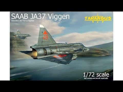 Tarangus 1/72 SAAB JA37 Viggen Build-log and Reveal