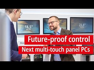 Future-proof control and visualization with Next multi-touch panel PCs