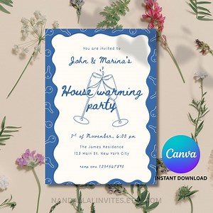 Housewarming Invitation House Warming Card Online Invitation Fall Open House New Home Party Welcome Home Invite Moving in Apartment Invite - Etsy