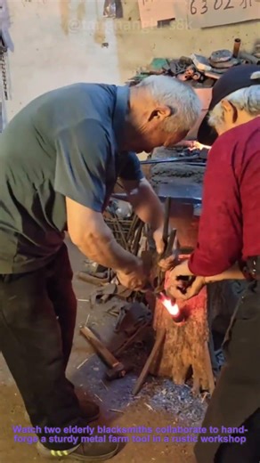 Hand-Forging Metal Farm Tools | Traditional Blacksmith Craft