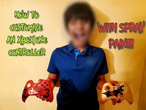 How to Customize an Xbox Controller with Spray Paint