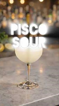 How to make Pisco Sour | POV bartender | Coctails tutorial