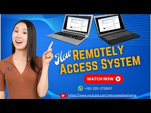 How to Access any Computer Remotely | Control Laptop Remotely| Remote Desktop #knowledgetheme