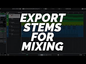 Right Way to Export Stems in Cubase 10.5 Pro