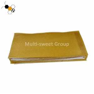 [Hot Item] Organic Pure Beeswax Comb Foundation Sheet Bee Wax Sheet
