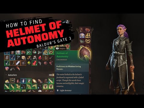 How to find the Helmet of Autonomy and the Festering cove in Baldur's Gate 3 | Underdark