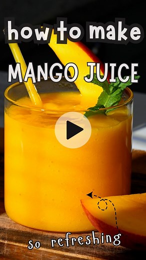 14 reactions | How to make mango juice - sweet, fruity, summery, and super refreshing. https://www.alphafoodie.com/how-to-make-mango-juice/ #mangojuice #juicing #summerdrink | AlphaFoodie | Facebook