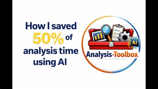 How I saved 50% of my analysis time using AI (free download) | Ayesh Perera