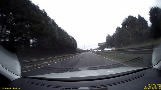 Highway code Rules 278 & 259 - Refresher. Hard shoulder and On-slips (M1 Lisburn) Rule 278 "To rejoin the carriageway after a breakdown from a hard shoulder, build up speed, indicate and watch for a safe gap in the traffic. Be aware that vehicles, obstructions or debris may be present on the hard shoulder." The driver rejoining the motorway did not build up speed, indicate or watch for a safe gap. The cam driver commented that there was a van in the overtaking lane beside him, but fortunately th