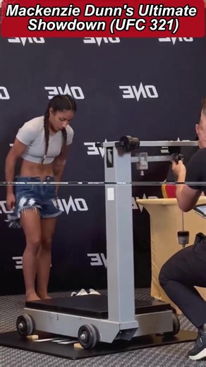 Mackenzie Dern's Weigh-In Ahead of UFC 321 Fight