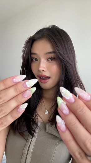 ネイルが可愛いとモチベ違う!!!🩷 #fyp