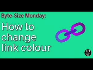 How change the colour of links in PowerPoint