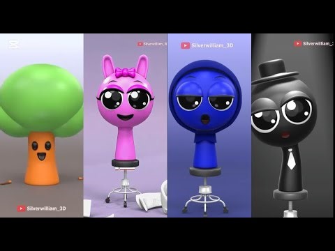 OH NOO!!! PINKI MR TREE DURPLE AND BLACK Incredibox Sprunki Animation #Sprunki #incredibox