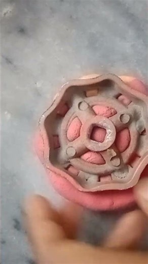 colourful flower by short video,💐,azan clay art