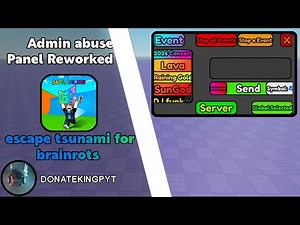 How To Make Admin Panel for escape Tsunami for brainrots in Studio Lite - Tutorial Guide