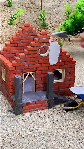 Tiny Mini House Making | Cute Small Home Craft for Kids | Easy DIY”