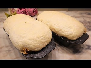 Bread in 5 minutes. A 100-year-old recipe. My grandmother taught me how to bake white bread.