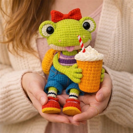Frog Amigurumi Crochet Pattern PDF – Cute Smiling Frog Plush Toy, Easy Beginner Crochet Tutorial, Instant Download - Etsy Canada