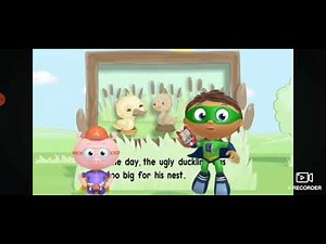 super why the ugly duckling becoming a swan reading