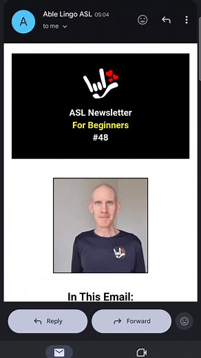 ❤️ Get our weekly ASL Newsletter For Beginners. Signing, fingerspelling, tips, resources. Oh my!  https://ablelingo.com/asl-newsletter/ | Able Lingo ASL - American Sign Language | Facebook