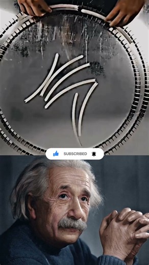 PHYSICS power 😱💀. #physics #physicsexperiment #magnetic #alberteinstein #science #ytshorts #fyp #omg