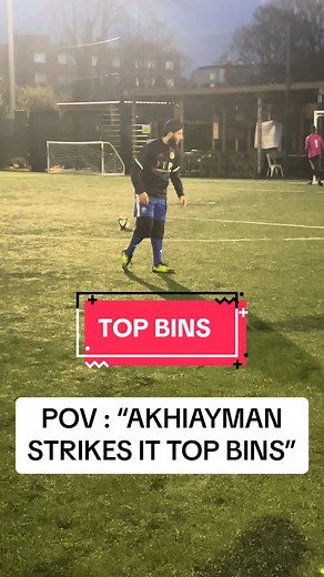 AKHI AYMAN Strikes It Top Bins | Football Soccer POV Video