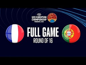 France v Portugal | Full Basketball Game | FIBA U20 European Championship 2022