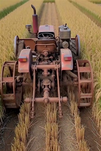 Raw Agricultural Soundscape Homemade Farm Machine in Action
