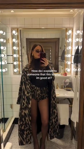 POV: girls night out is your specialty 🍷🖤 Britt Will in the Ser.o.ya Chiara Wool Coat Kiara Short 🐆 Shop her look similar styles here: https://revolve.visitlink.me/AkMDpC | REVOLVE