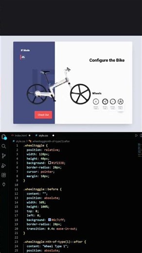 Build an Interactive Bike Configurator | HTML CSS JavaScript Project