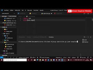 Pasar parametros a un script en Python