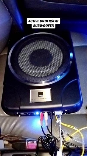 MBQ AW10E Active Underseat Subwoofer with Built-in Amplifier