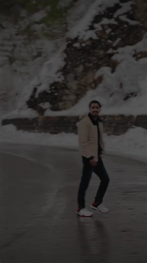 Enjoying the First Snowfall of the Season